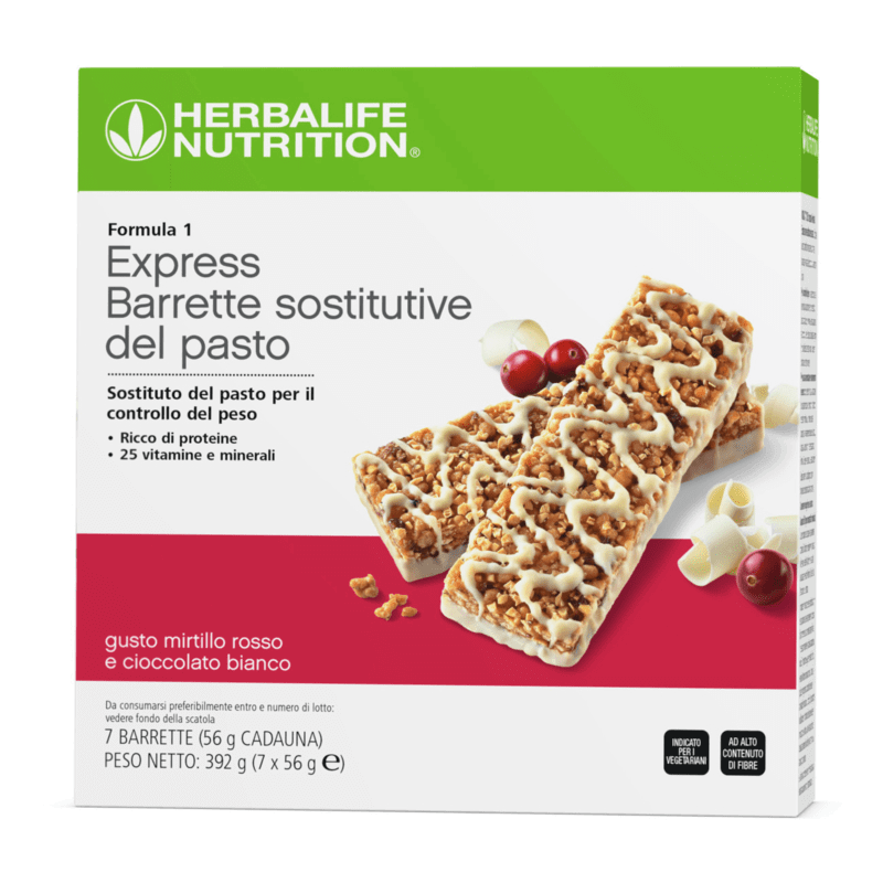 Barretta Formula 1 Express - Gusto Mirtillo Rosso e Cioccolato Bianco