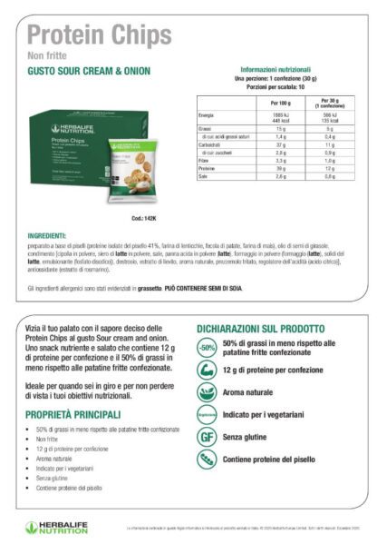 Protein Chips - Sour Cream Onion - immagine 2